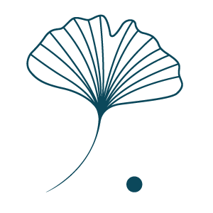 Logo feuille de biloba