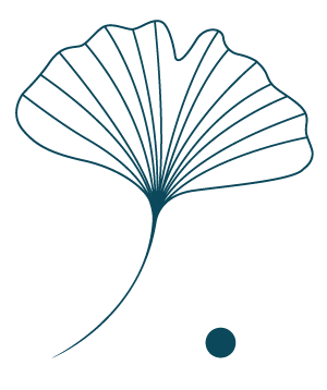 Logo feuille de biloba